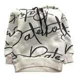 PATRIOT felpa tinta unita con cappuccio e stampa Bianco per Neonato FE030 BIANCO PATRIOT 