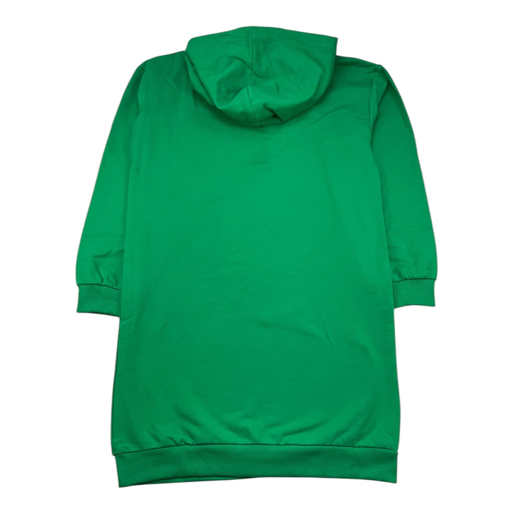 GAELLE abito manica lunga con cappuccio tinta unita con brillantini Verde per Bambina 2741VF00343 VERDE GAELLE 