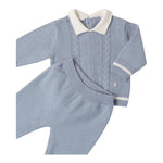 MINI BANDA completo 2 pezzi maglia-ghettina Azzurro per Neonato 3A659 AZZURRO MINI BANDA 