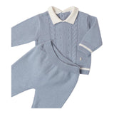 MINI BANDA completo 2 pezzi maglia-ghettina Azzurro per Neonato 3A659 AZZURRO MINI BANDA 
