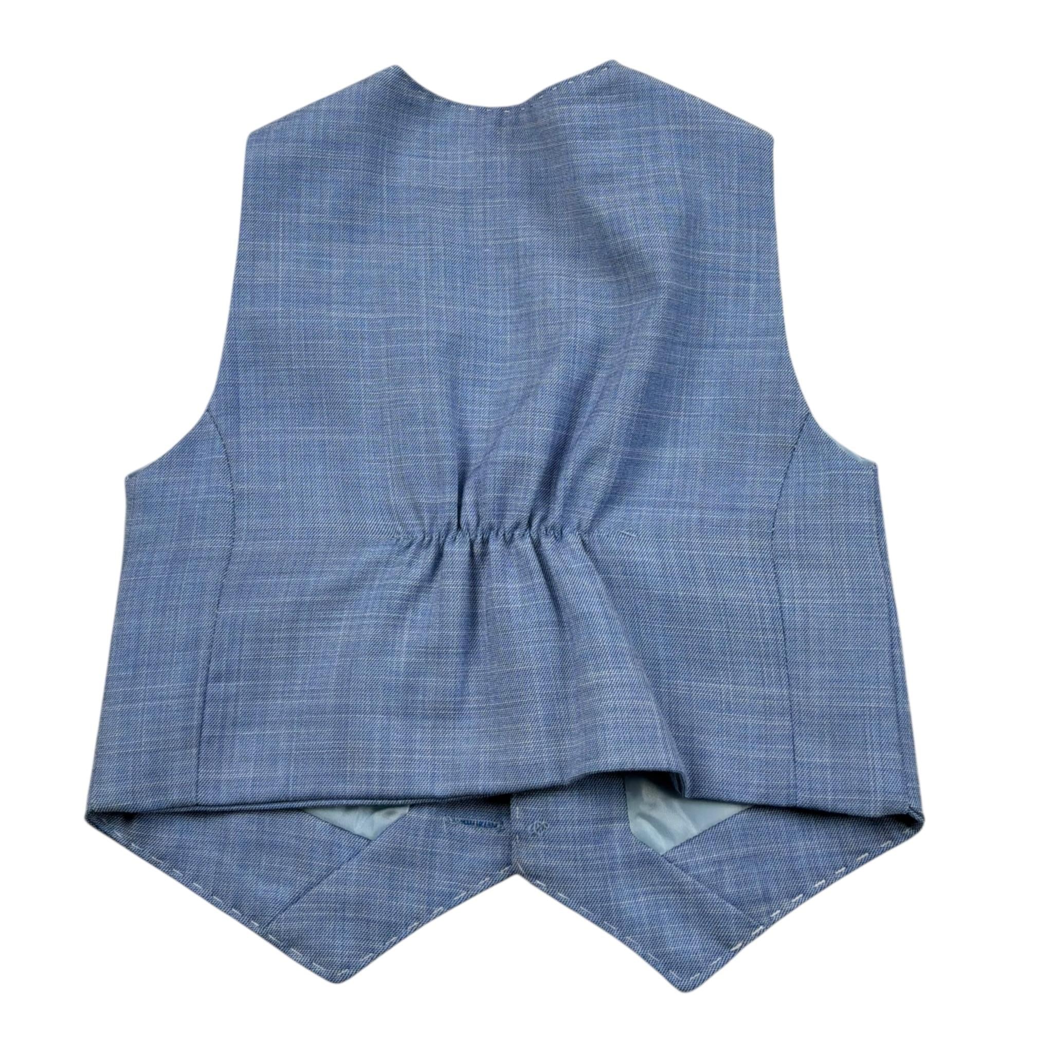 Manuel & Frank Gilet Tinta Unita con Bottoni per Neonato MF5247N AZZURRO MANUEL & FRANK 