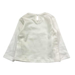 EMC shirt gircollo tinta unita con stampa Bianco per Neonata BX2275 BIANCO EMC 