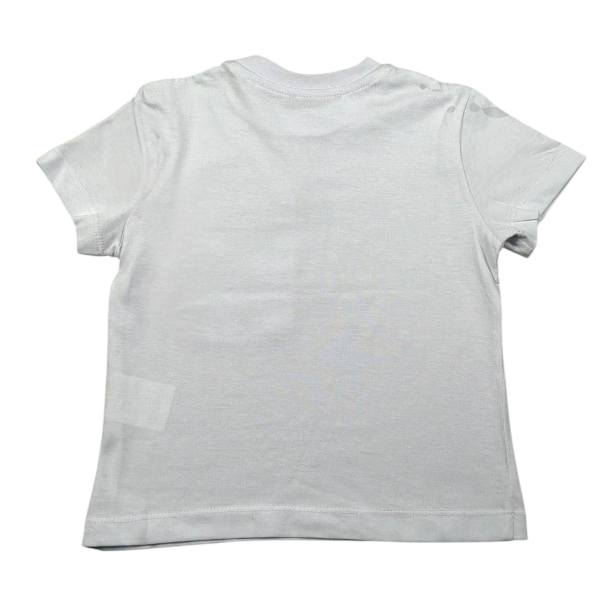 Patriot T-Shirt Girocollo Tinta Unita con Taschino per Neonato PTS001 BIANCO PATRIOT 