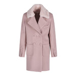 FUN & FUN cappotto tinta unita con colletto pelliccia Rosa per Bambina FCJCT15487 ROSA FUN & FUN 