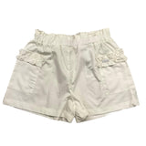 Liu Jo Short Solid Color With Elastic Waist White For Girls
