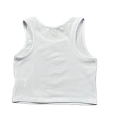 Mousse Canotta Tinta Unita con Stampa per Neonata UNILEOOO BIANCO MOUSSE 