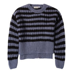 SARABANDA maglia girocollo bicolore fantasia a righe Blu/nero per Bambina A774 BLU/NERO SARABANDA 