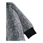 John Richmond Felpa Tinta Unita con Microfantasia E Cappuccio per Bambina RGP26165FE NERO JOHN RICHMOND 