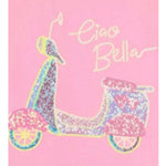 Billieblush T-Shirt Tinta Unita con Stampa Paillettes per Neonata U20950X ROSA BillIEBLUSH 