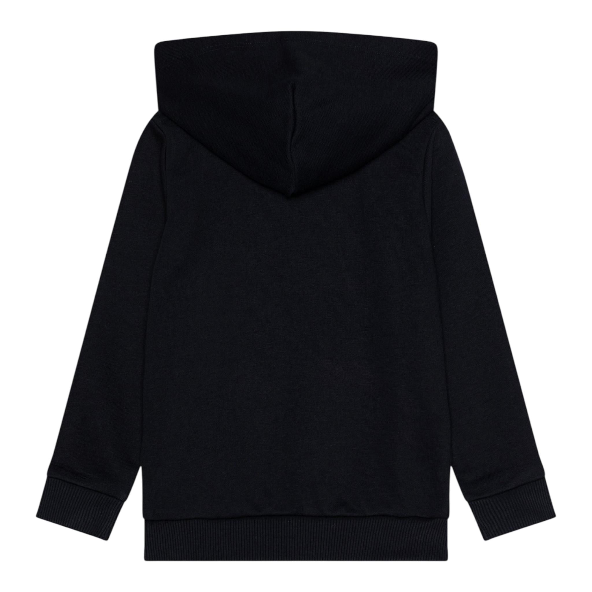 TOMMY HILFIGER felpa tinta unita con cappuccio e stampa Blu per Bambino KB0KB09193 BLU TOMMY HILFIGER 