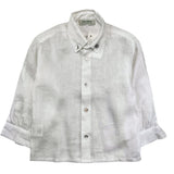 Paio Crippa Long Sleeve Shirt Solid Color White For Newborn