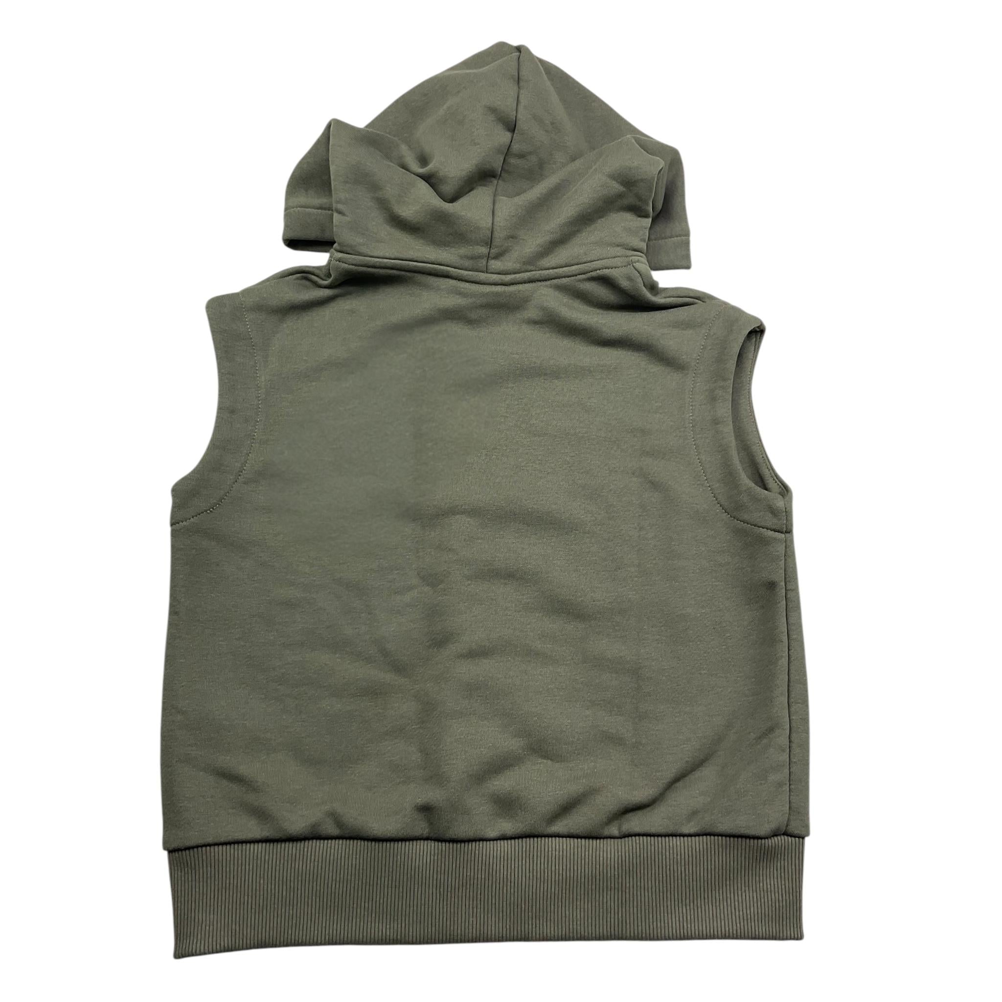 Yes London Felpa Smanicata Chiusa con Cappuccio Tinta Unita per Bambino JR5092 VERDE YES LONDON 