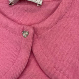 Monnalisa Solid Color Pink Shrug for Girls