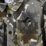 Il Gufo Giubbino In Denim con Fantasia Mimetica per Bambino P25GR176C4140 VERDE IL GUFO 