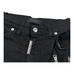 Do Not Conform Bermuda In Denim Tinta Unita con Girovita Regolabile per Bambino TAN007 NERO DO NOT CONFORM 