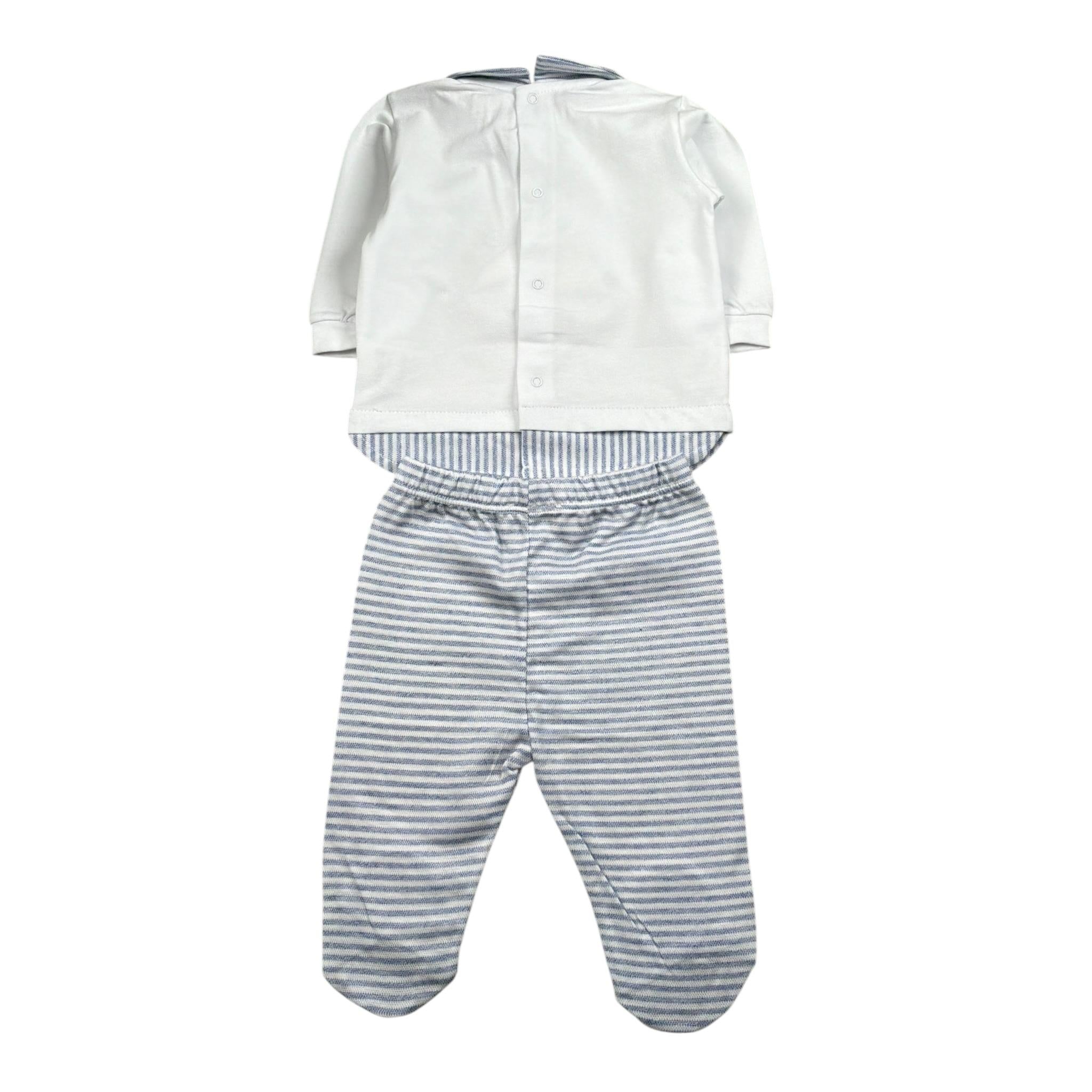 Lalalu' Completo 2 Pezzi Shirt-Ghettina Bianco per Neonato CPL3P BIANCO LALALU' 