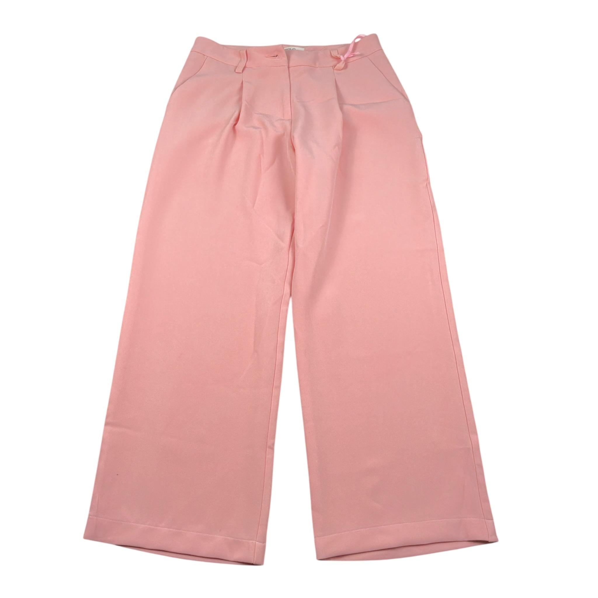 Vicolo Pantalone tinta unita Modello Palazzo Rosa per Bambina 3145P00092X ROSA VICOLO 