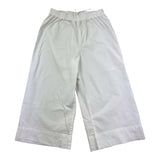 The Owl Plain Pants Model Palazz With Elastic Waist White For Girls