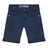 Guess Bermuda Tinta Unita con Girovita Regolabile per Neonato N1RD03WE620N BLU GUESS 