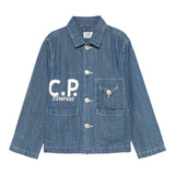 C.P. Company Giubbino inta Unita In Denim  per Bambino CUA003 BLU C.P. COMPANY 