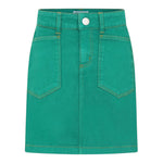 Kenzo Gonna Tinta Unita con Girovita Regolabile per Bambina K60908 VERDE KENZO 