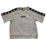 DIADORA t-shirt girocollo tint unita con stampa logo Grigio per Bambina F4DIJGTH136 GRIGIO DIADORA 