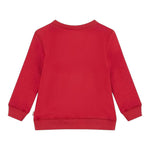 LEVI'S felpa chiusa girocollo tinta unita con stampa logo Rosso per Neonato 6E9079 ROSSO LEVI'S 