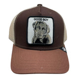 GOORIN BROS berretto tinta unita con ricamo cane Marrone per Bambino 201001 MARRONE GOORIN BROS 