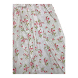 Lalalu' Solid Color Half Sleeve Dress with White Flower Pattern for Girls