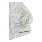 DOU DOU shirt tinta unita con collo elasticizzato Bianco per Bambina DT8A10 BIANCO DOU DOU 