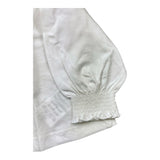 DOU DOU shirt tinta unita con collo elasticizzato Bianco per Bambina DT8A10 BIANCO DOU DOU 