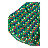 Philosophy Short Solid Color With Green Heart Prints For Girls