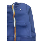 K-WAY felpa tinta unita con zip e cappuccio Blu per Bambino K2124RW BLU K-WAY 