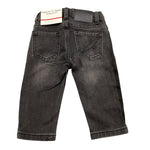 CESARE PACIOTTI jeans tinta unita con girovita regolabile Nero per Neonato PTP5361BNXX NERO CESARE PACIOTTI 