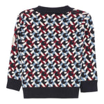 GUESS cardigan stampa fantasia scollo a v Blu per Neonato N4BR05Z3GV0N BLU GUESS 