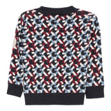 GUESS cardigan stampa fantasia scollo a v Blu per Neonato N4BR05Z3GV0N BLU GUESS 