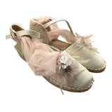 Juana Sanchez Plain Espadrilles With Cream Appliques For Girls