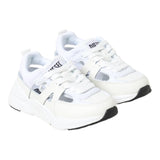 Diesel Sneakers Solid Color With Laces White For Kids