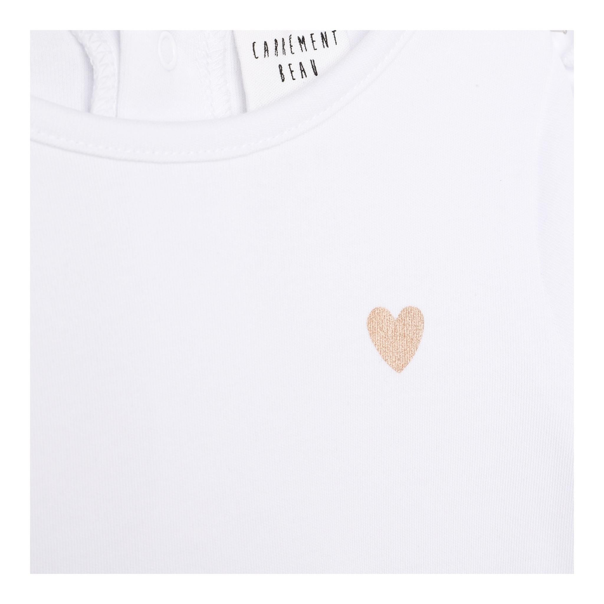 CARRE'MENT BEAU shirt girocollo tinta unita Bianco per Bambina Y05305 BIANCO CARRE'MENT BEAU 
