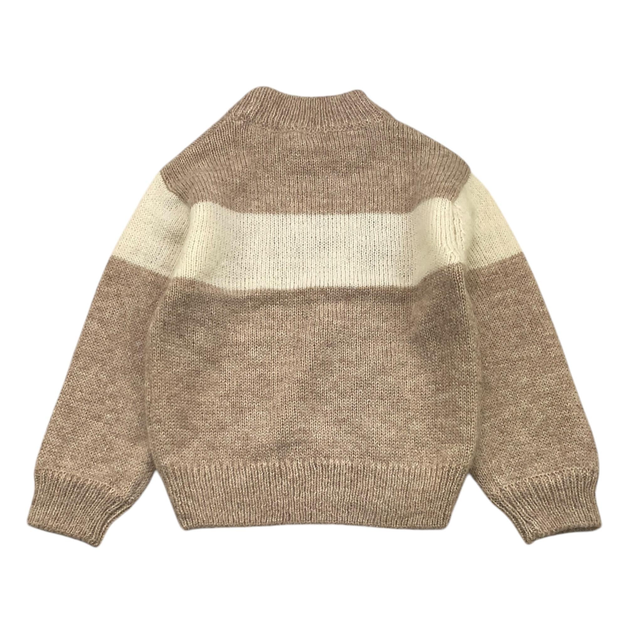 SAINT BARTH maglia mezzo collo tinta unita con stampa Sabbia per Bambina DANY SABBIA SAINT BARTH 