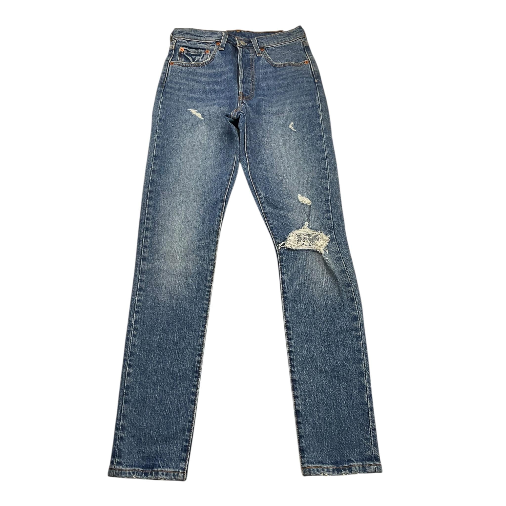 LEVIS jeans tinta unita con strappi Azzurro per Bambino 56771 AZZURRO LEVIS 