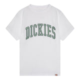 Dickies T-Shirt Girocollo tinta unita con Logo Bianco per Bambino 520049816800100 BIANCO DICKIES 