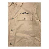 John Richmond Plain Shirt With Print And Pockets Biege For Boys