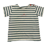 Not Only Monday Cream Striped Pattern T-Shirt For Newborns