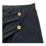 MARC ELLIS short tinta unita con bottoni in contrasto Nero per Bambina JMJS00202 NERO MARC ELLIS 