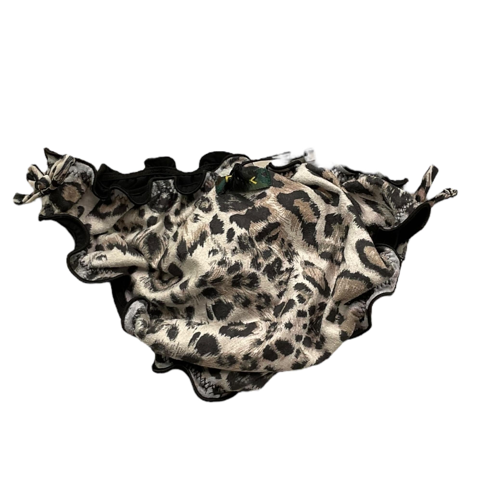 F**K Costume Mutandina Tinta Unita Fantasia Leopardata per Neonata F18K2A087XX BEIGE F**K 