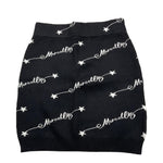 MARC ELLIS gonna tinta unita logata Nero per Bambina JMJSK00173 NERO MARC ELLIS 