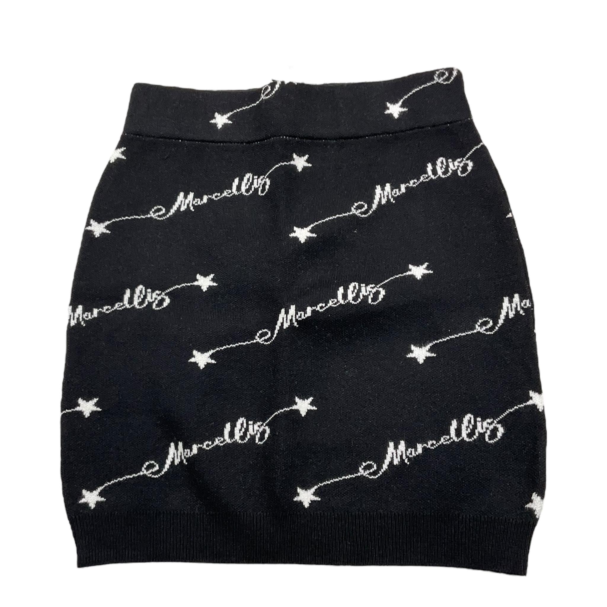 MARC ELLIS gonna tinta unita logata Nero per Bambina JMJSK00173 NERO MARC ELLIS 