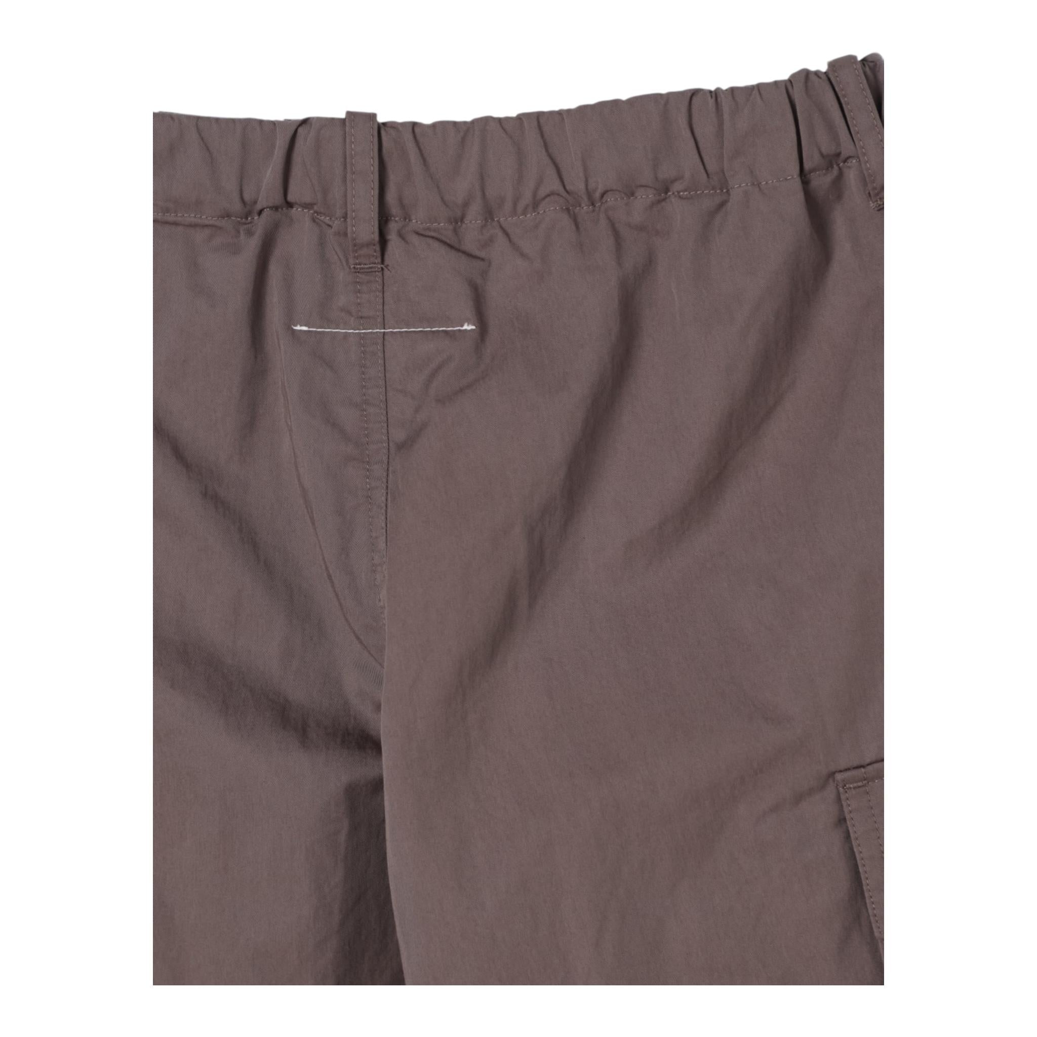 Maison Margiela Pantalone Tinta Unita con Elastico In Vita per Bambino M60735 FANGO MAISON MARGIELA 