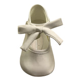 Monnalisa Ballerina Tinta Unita con Fiocco per Neonata 73E003 BIANCO MONNALISA 